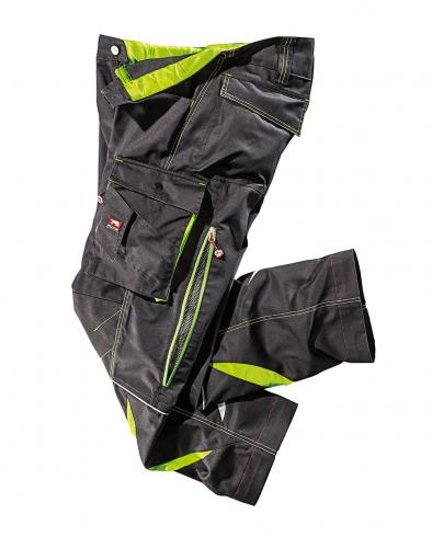 Bullstar Arbeitshose Ultra Bundhose Arbeitsbekleidung Hose schwarz/lime Neu 432